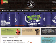 Tablet Screenshot of frenchbakery.ae